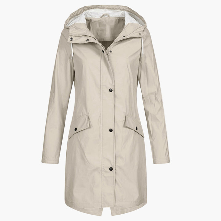 Lavinia | Weatherproof Longline Hooded Coat