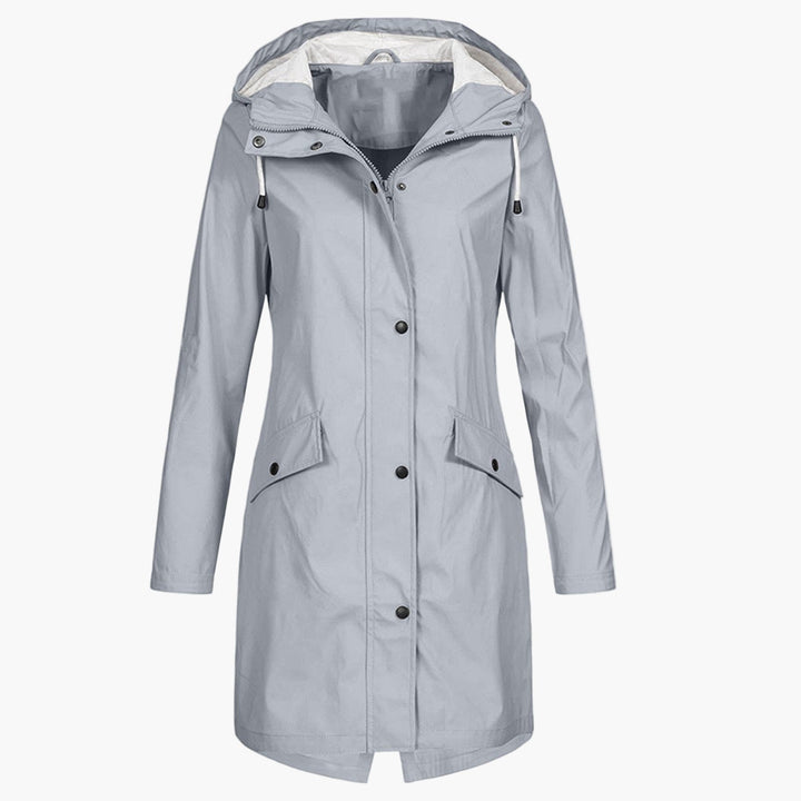 Lavinia | Weatherproof Longline Hooded Coat