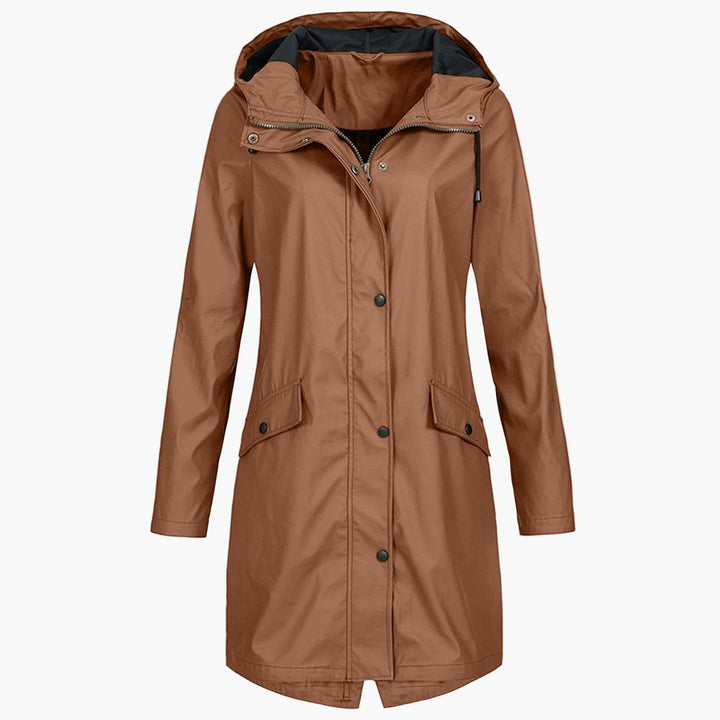 Lavinia | Weatherproof Longline Hooded Coat