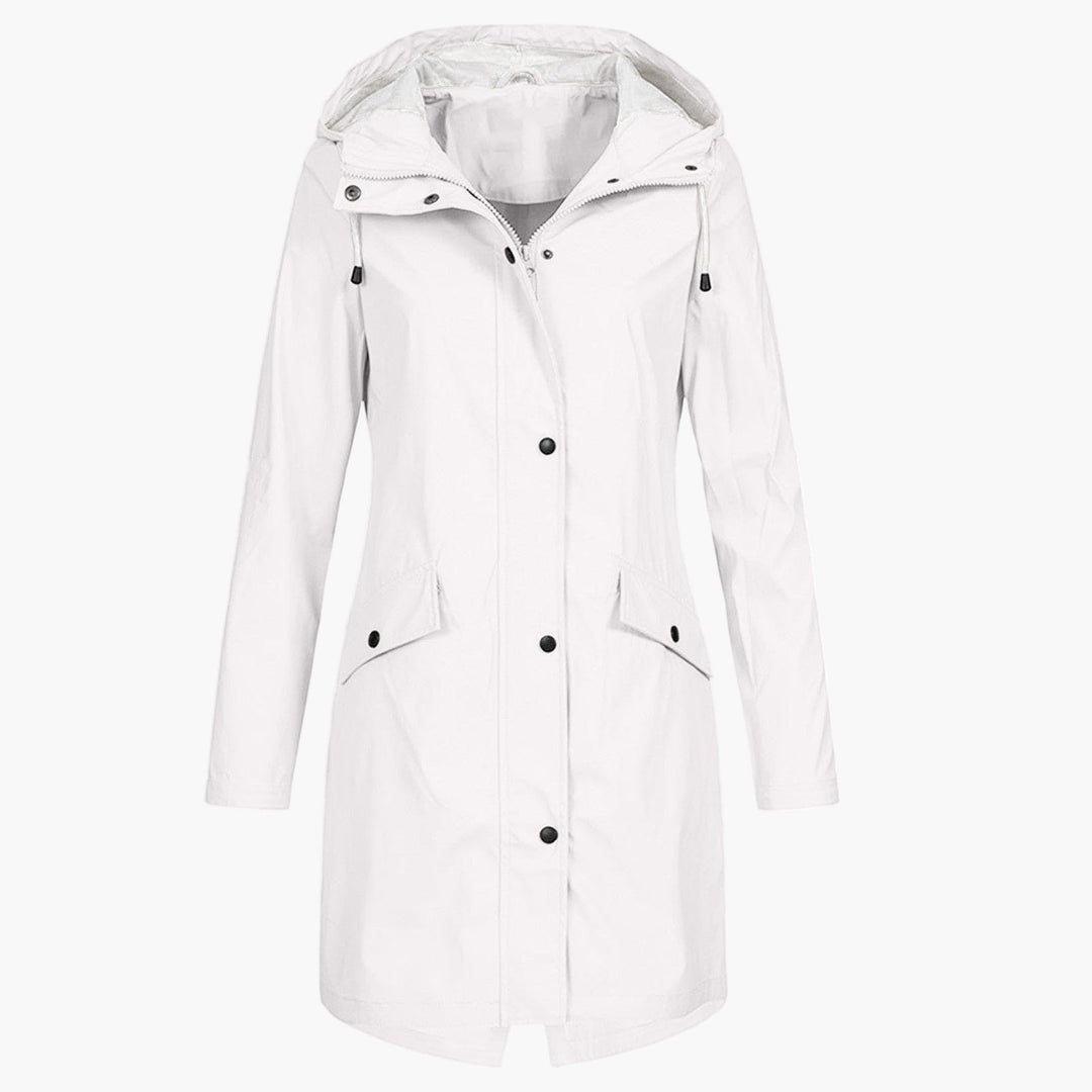 Lavinia | Weatherproof Longline Hooded Coat