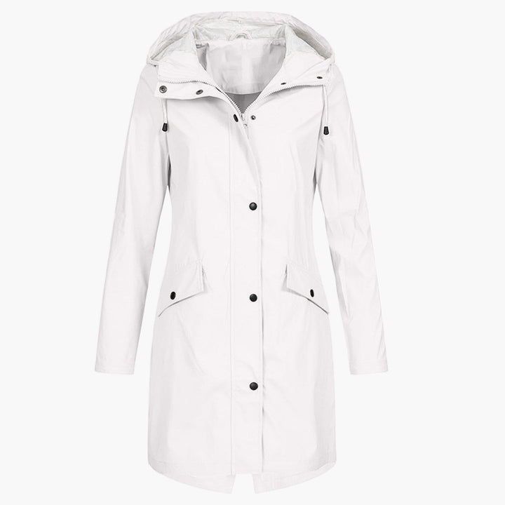 Lavinia | Weatherproof Longline Hooded Coat