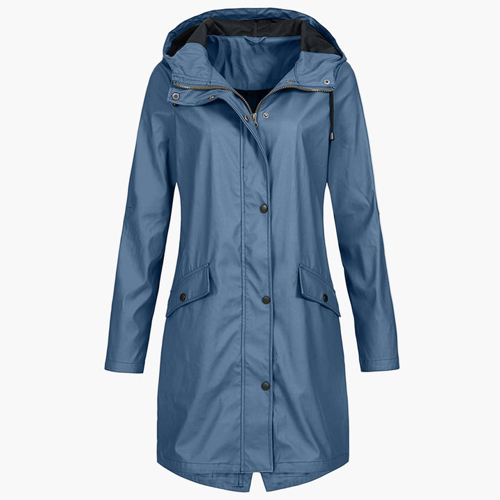 Lavinia | Weatherproof Longline Hooded Coat