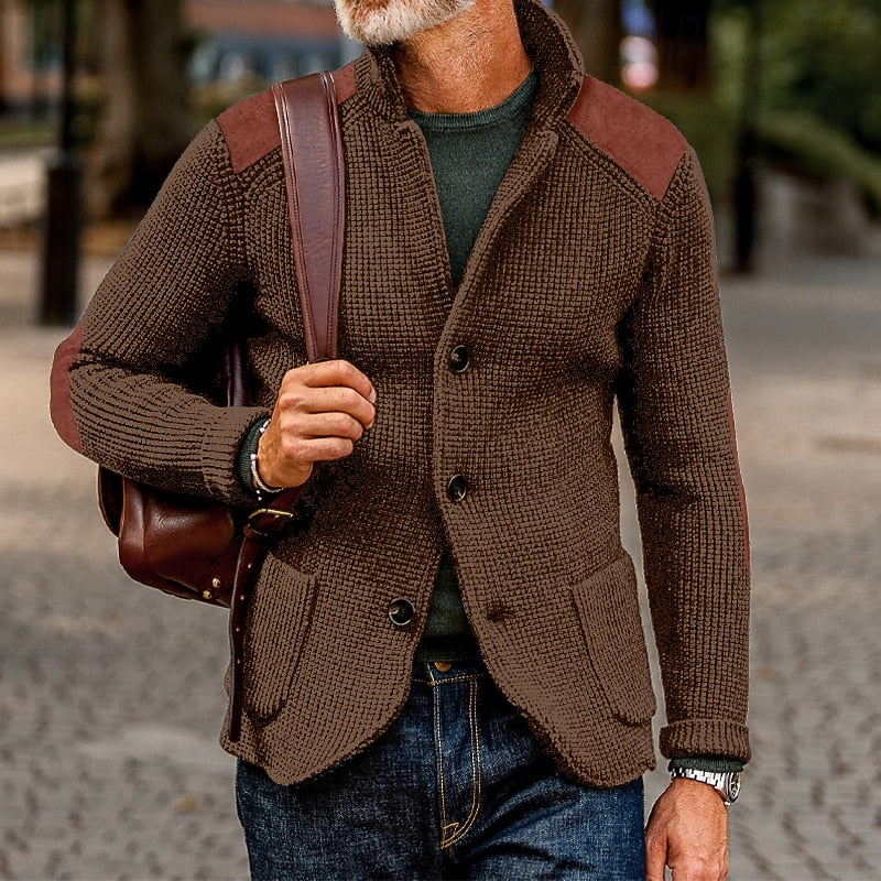 Baxter | Structured Stand-Collar Cardigan