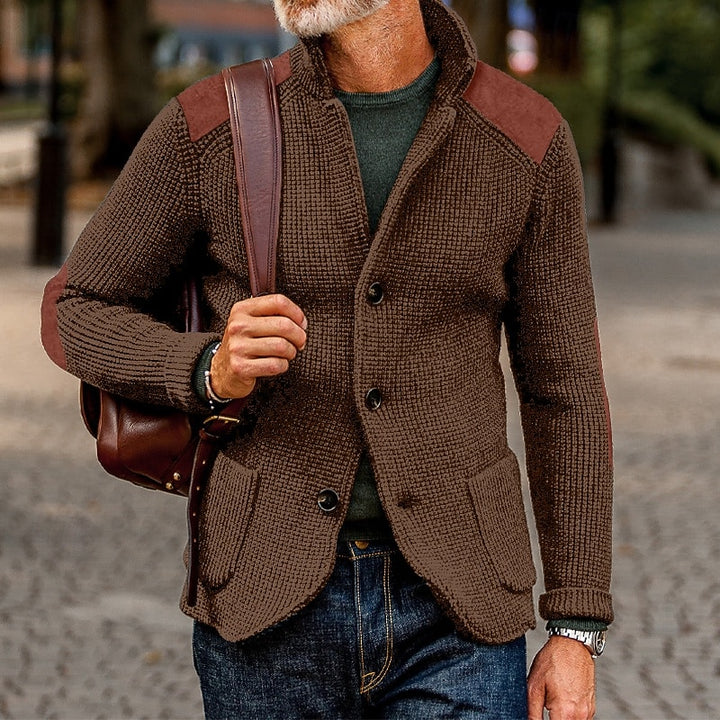 Baxter | Structured Stand-Collar Cardigan
