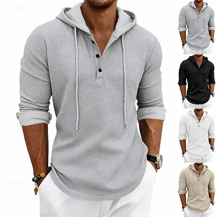 Malcolm | Relaxed Drawstring Hooded Top