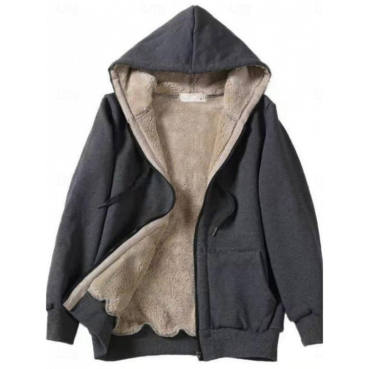 Marina | Cosy Lined Hooded Zip Jacket