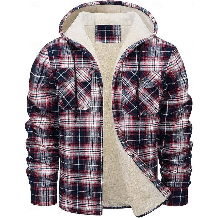 Graham | Hooded Check Shirt Jacket