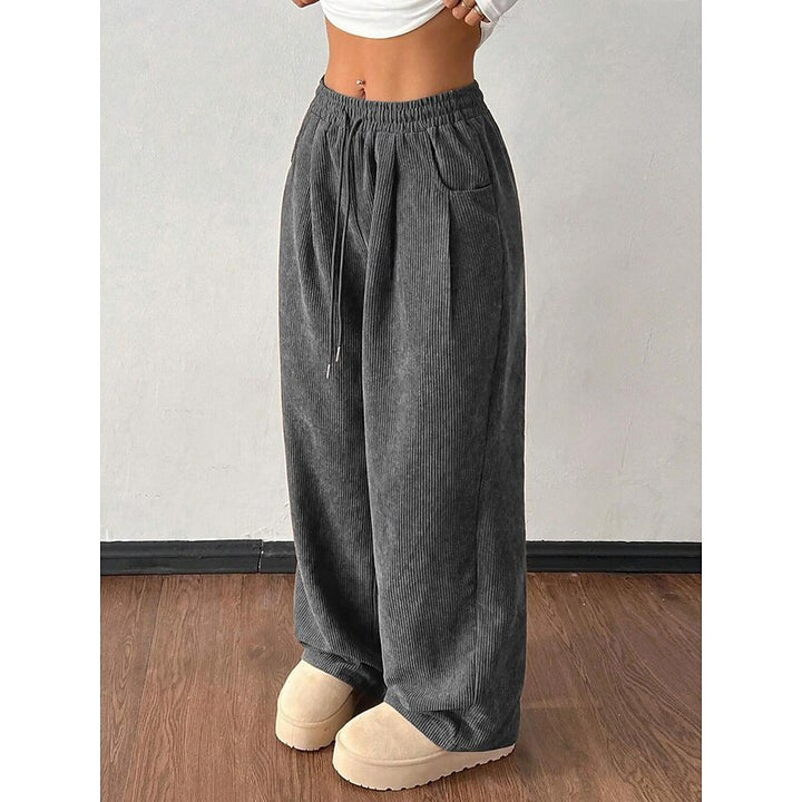 Della | Relaxed Wide-Leg High-Waist Trousers