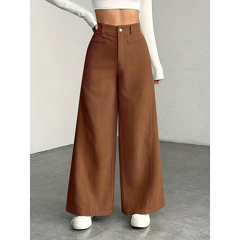 Gwyneth | Wide-Leg High-Waist Trousers