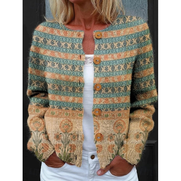 Louisa | Floral Button-Front Cardigan