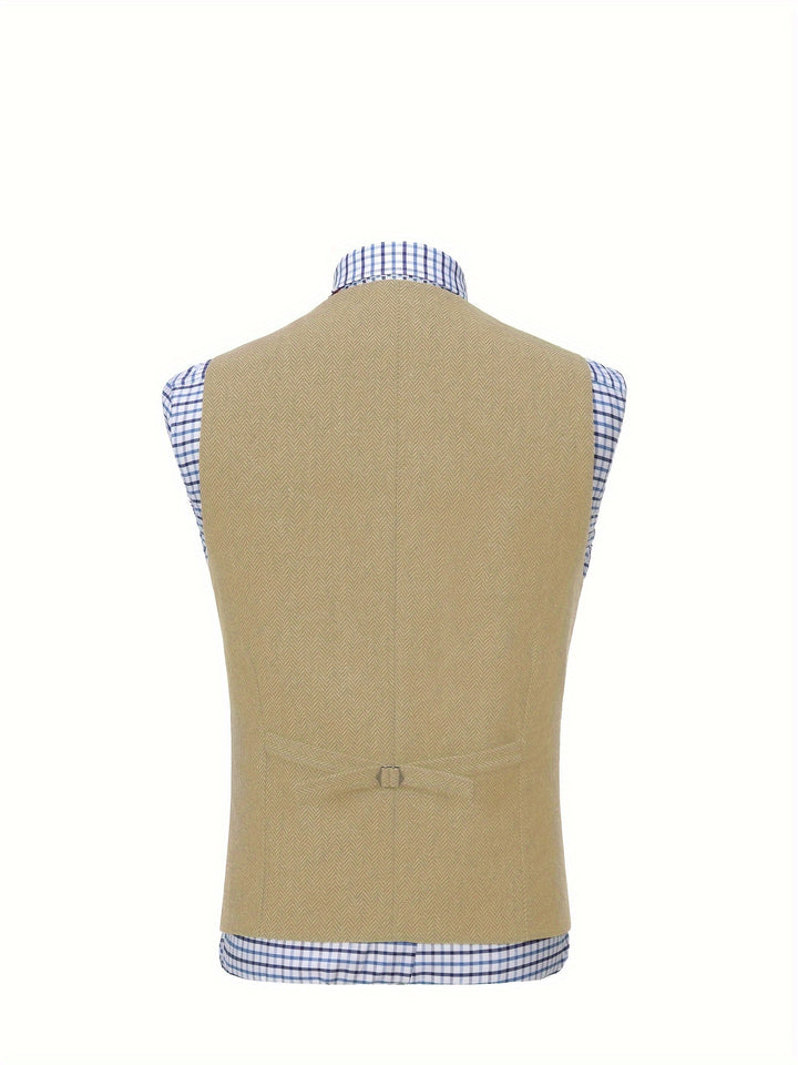 Rhodes | Heritage Herringbone Waistcoat