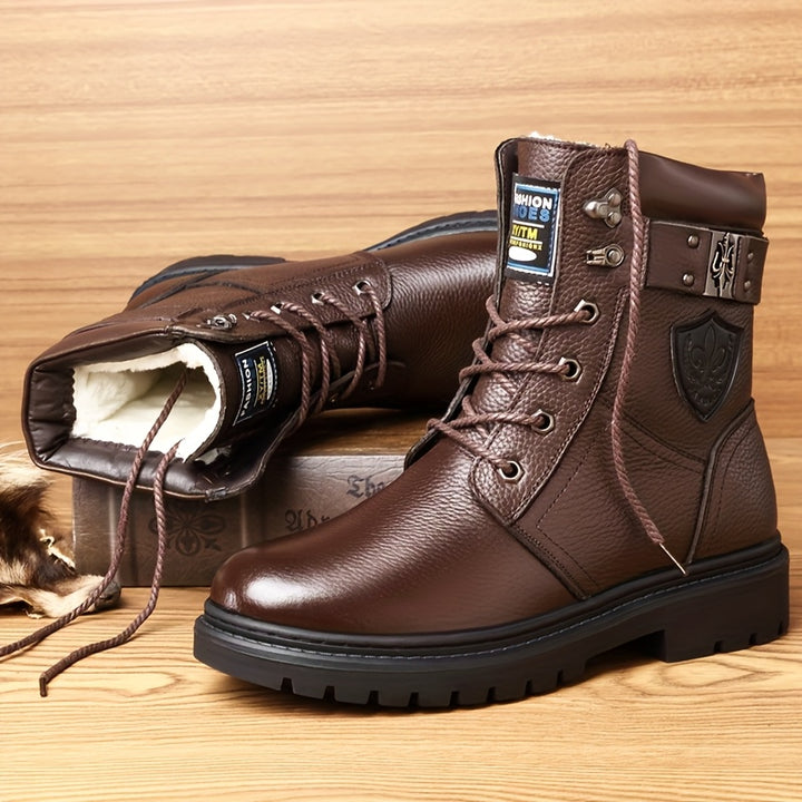 Maddox | Rugged Lace-Up Boots