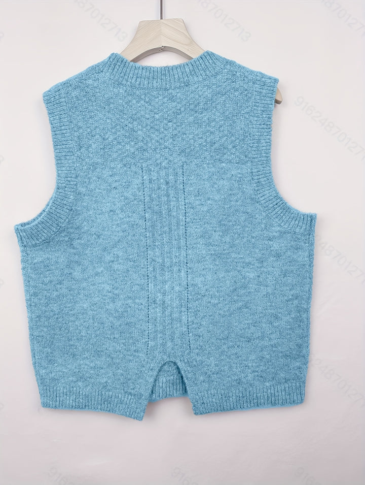 Eliza | Cable-Knit Vest
