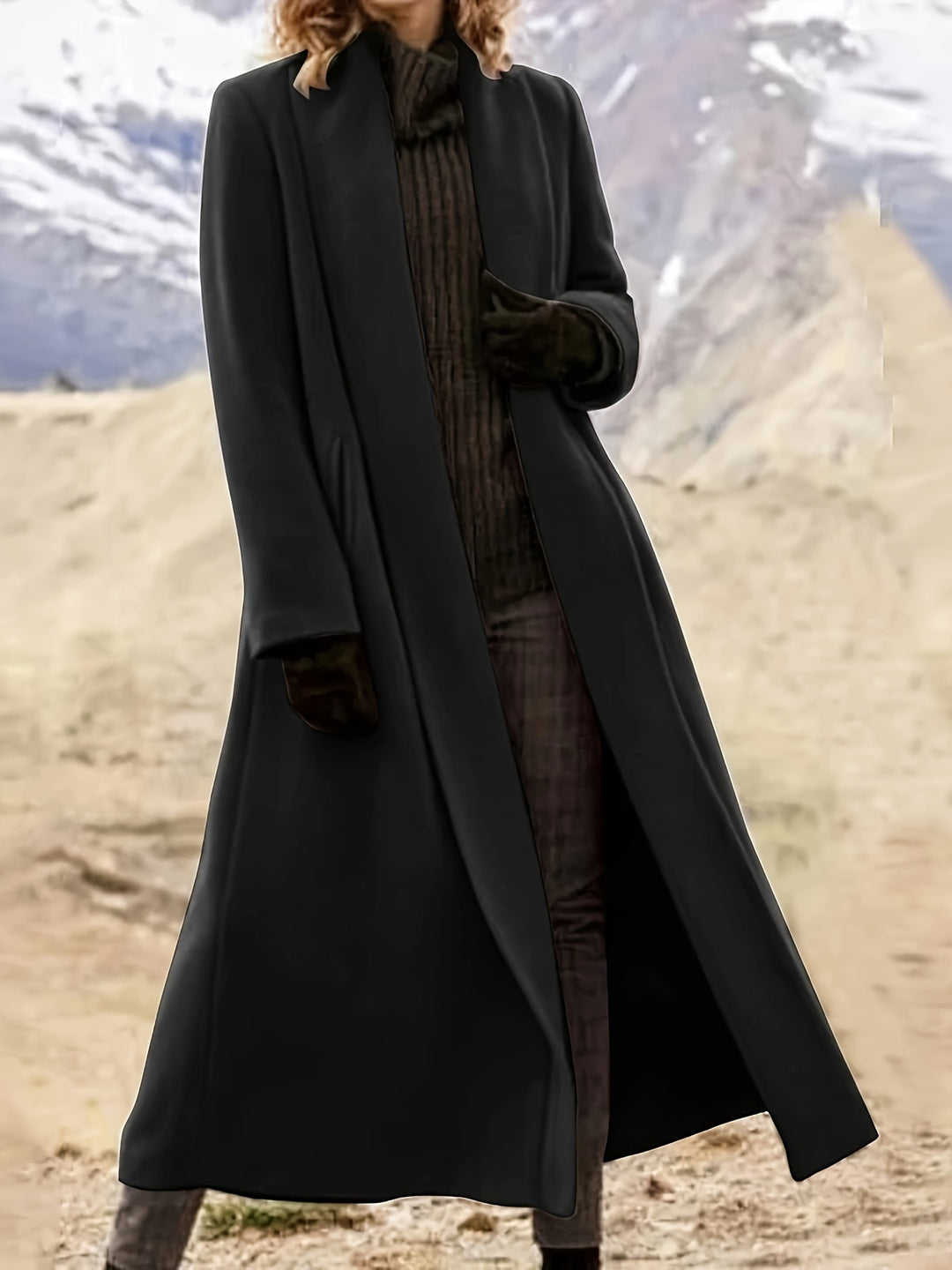 Gwendolyn | Draped Longline Coat