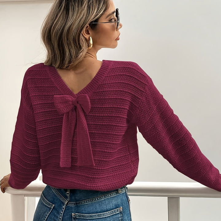 Marisol | Bow-Detail Knit Jumper