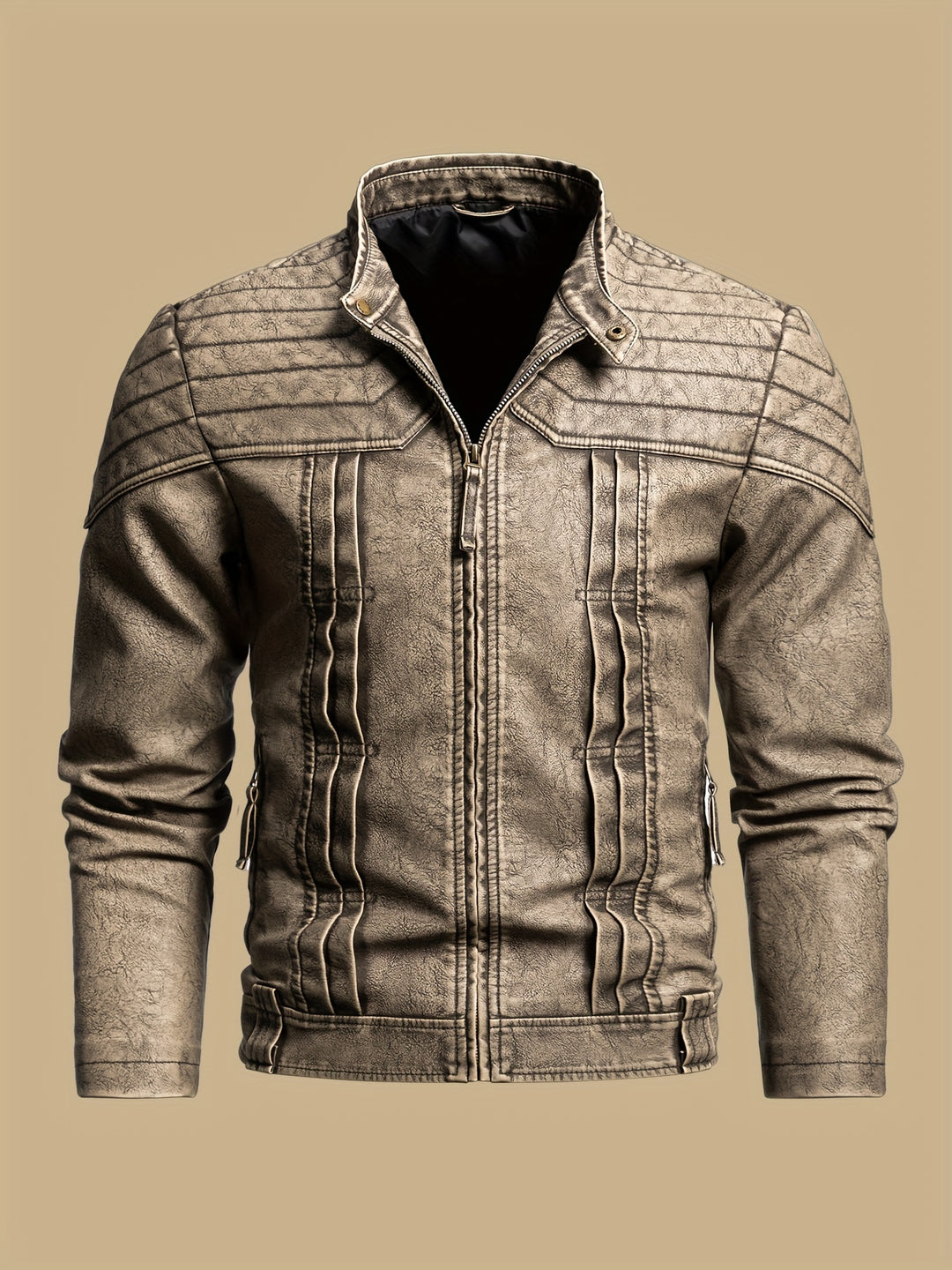 Hartley | Distressed Vintage Biker Jacket