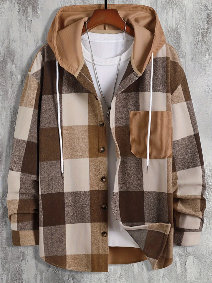 Sawyer | Checked Hooded Jacket