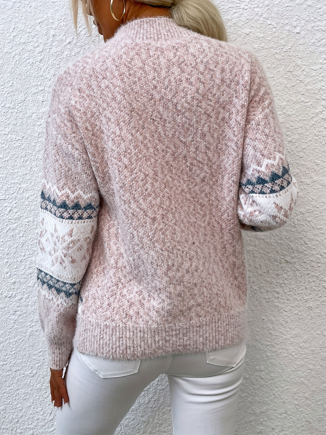 Heather | Cosy Snowflake Sweater