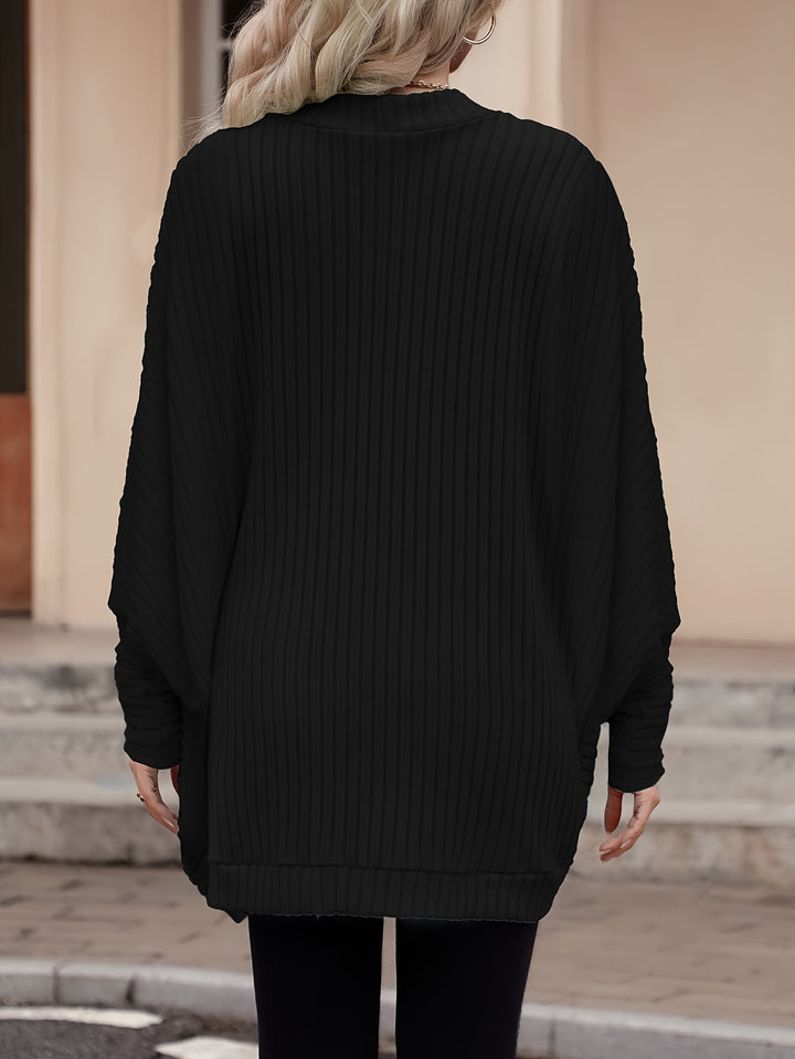 Maeve | Relaxed Open-Front Cardigan