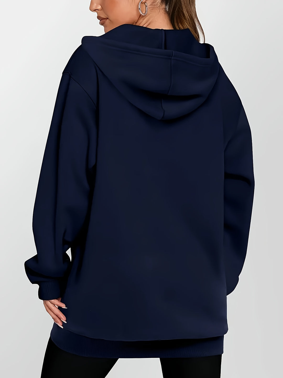 Sloane | Longline Hooded Zip Jacket