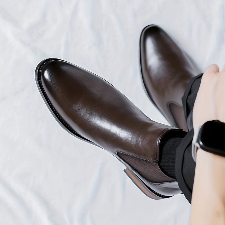 Thaddeus | Polished Chelsea Boots