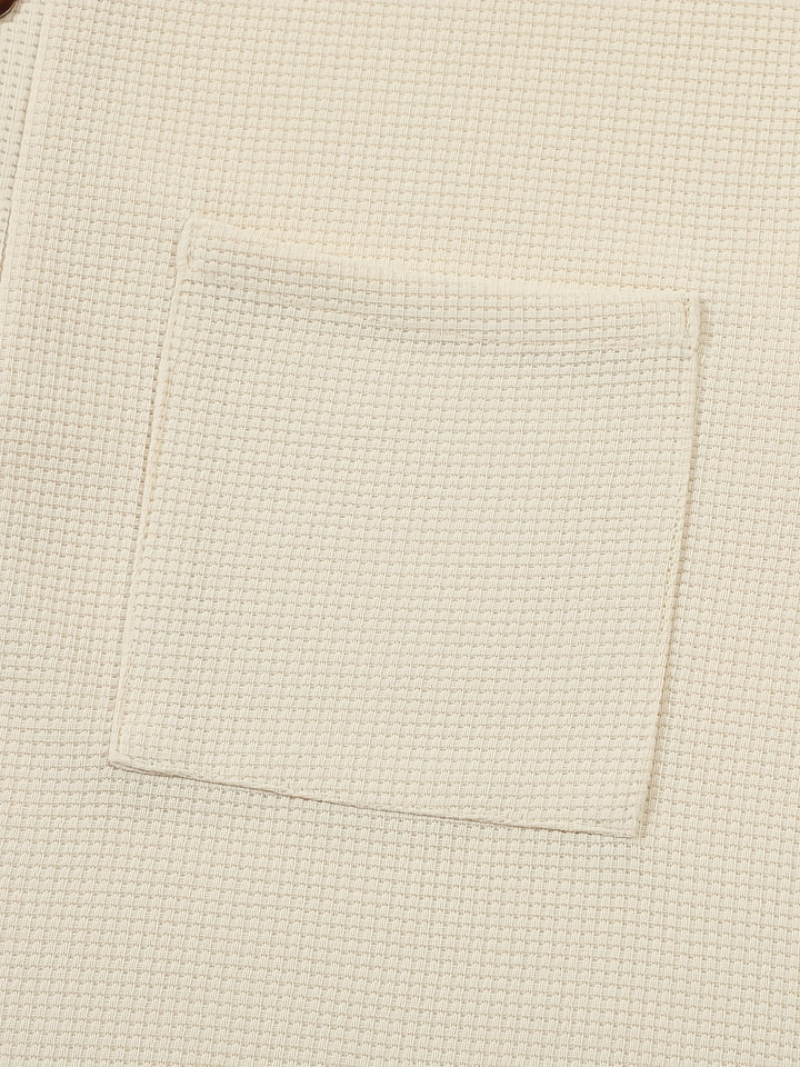 Dawson | Textured Long-Sleeve Henley Shirt