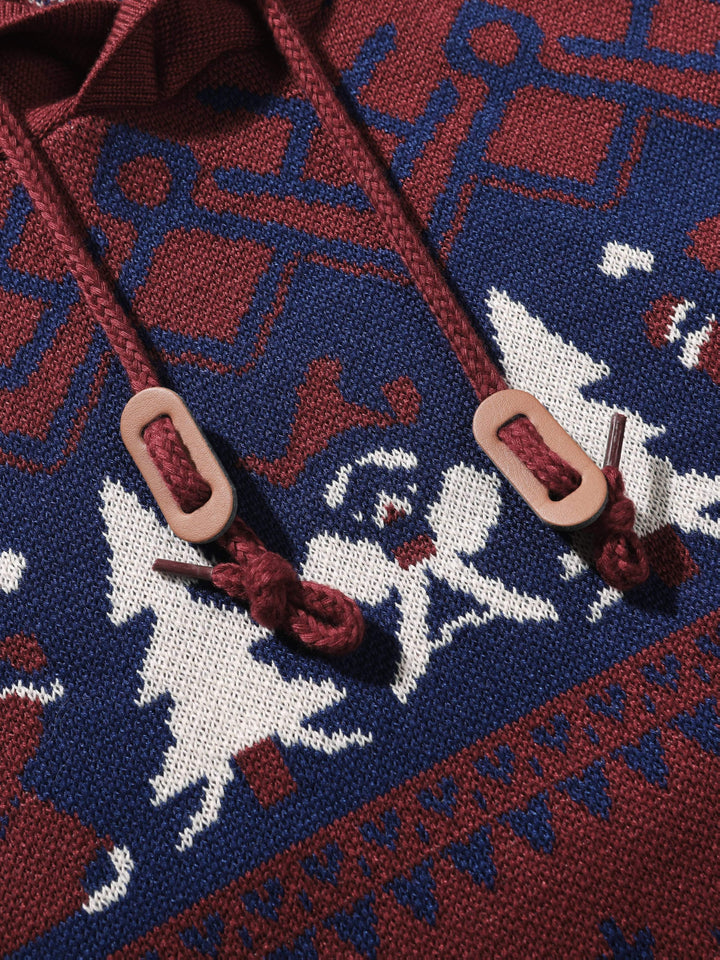 Nicholas | Christmas Reindeer Hooded Jumper