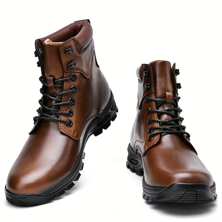 Whitaker | Rugged Lace-Up Ankle Boots