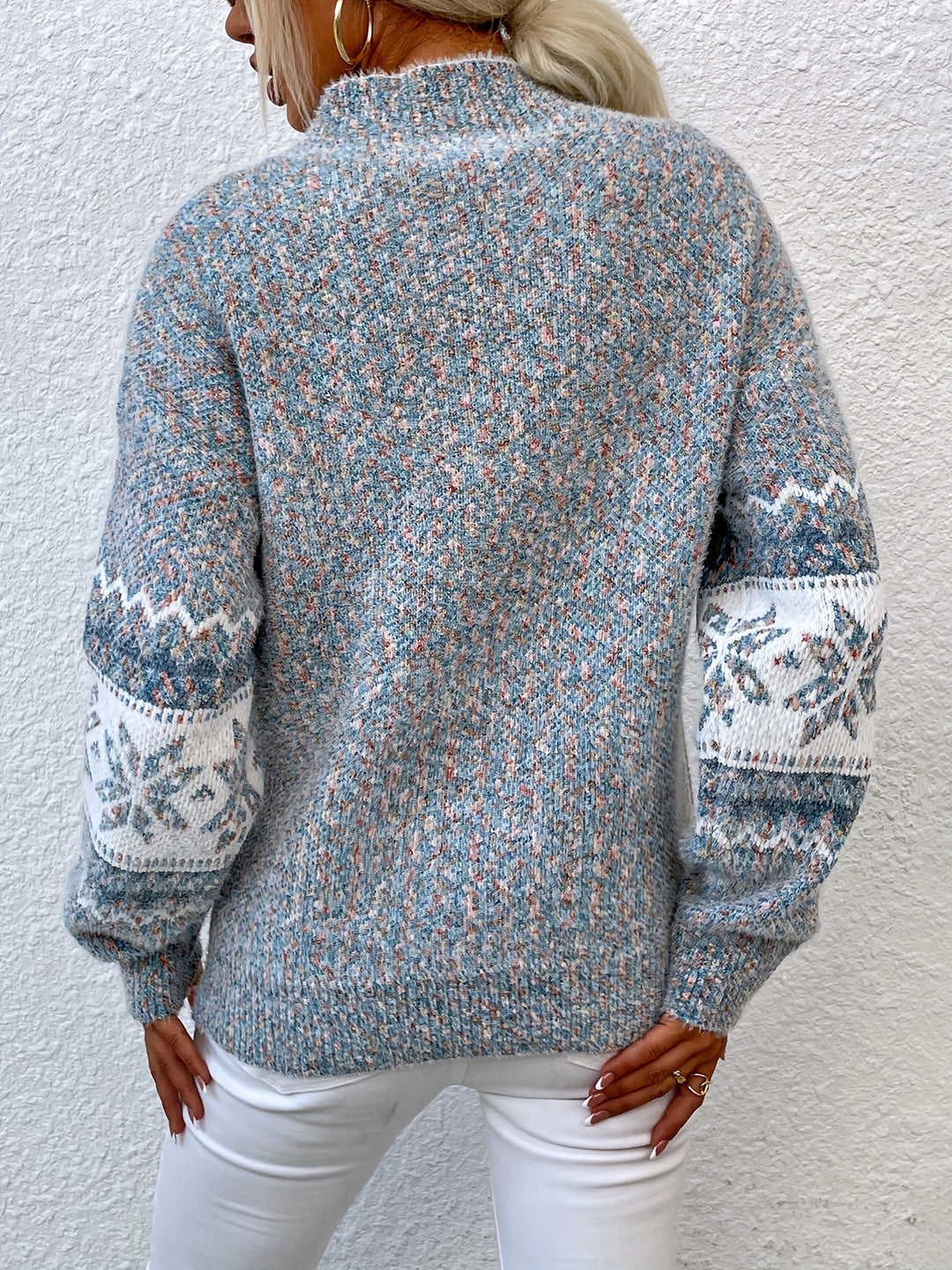 Heather | Cosy Snowflake Sweater