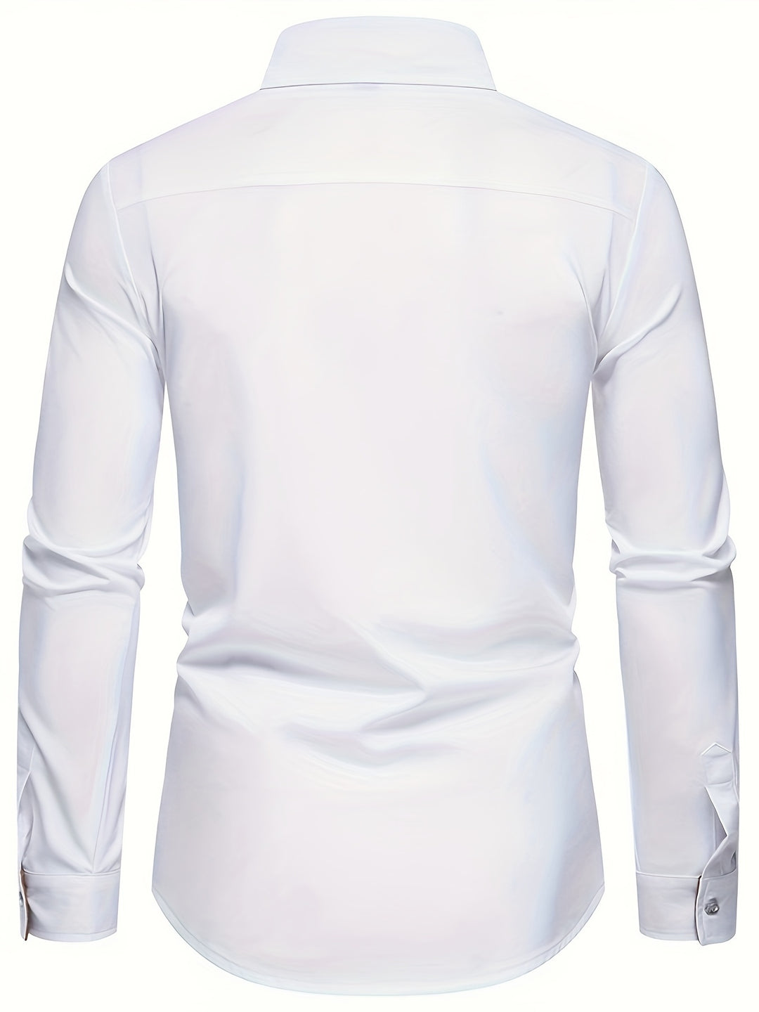 Dorian | Contrast-Trim Long Sleeve Shirt