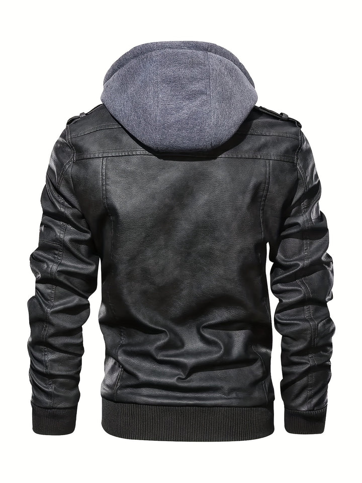 Roman | Hooded Moto Jacket
