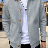 Clifford | Textured Button-Up Overshirt