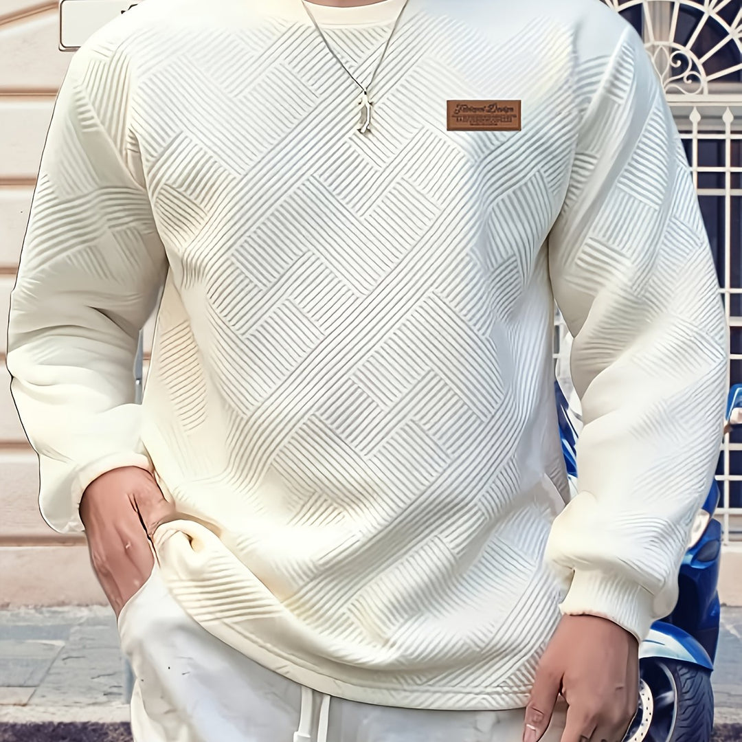 Camden | Textured Crew Neck Sweatshirt