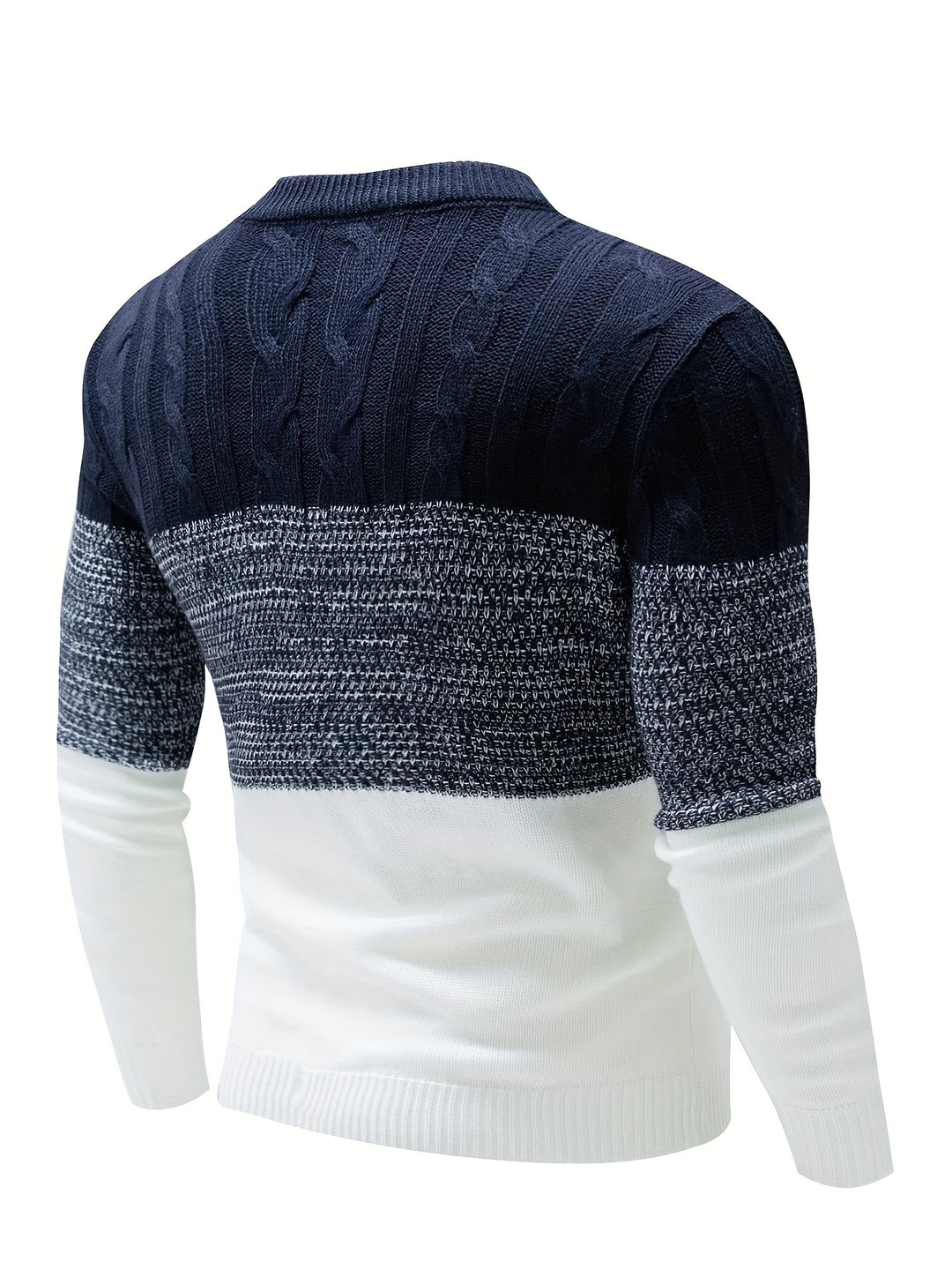Thatcher | Colour-Block Crew Neck Jumper