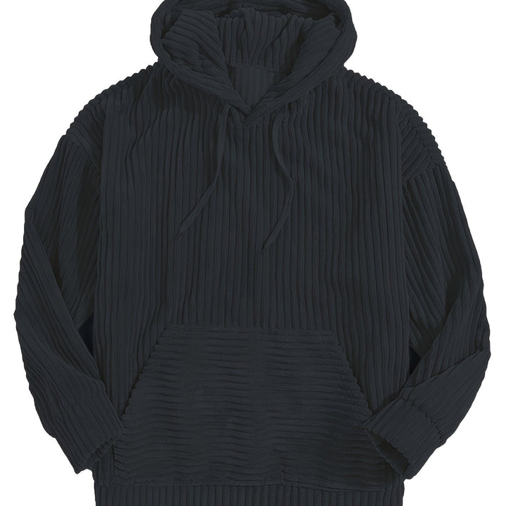Lawrence | Ribbed Textured Hoodie