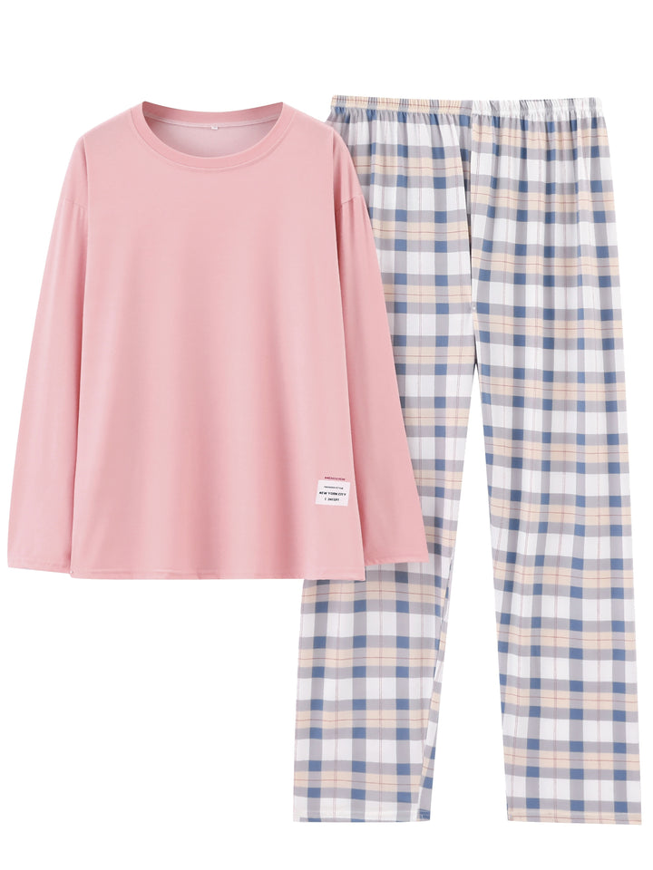 Penelope | Relaxed Plaid Two-Piece Set