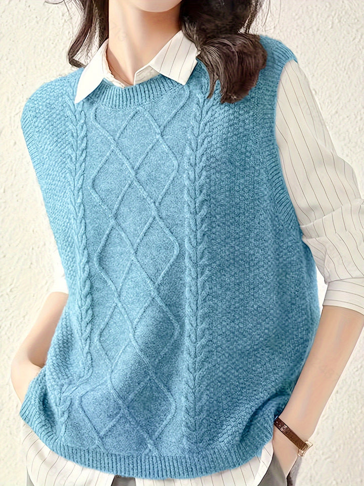 Eliza | Cable-Knit Vest