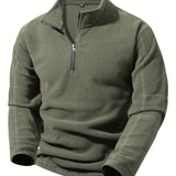 Fraser | Stand-Collar Half-Zip Pullover