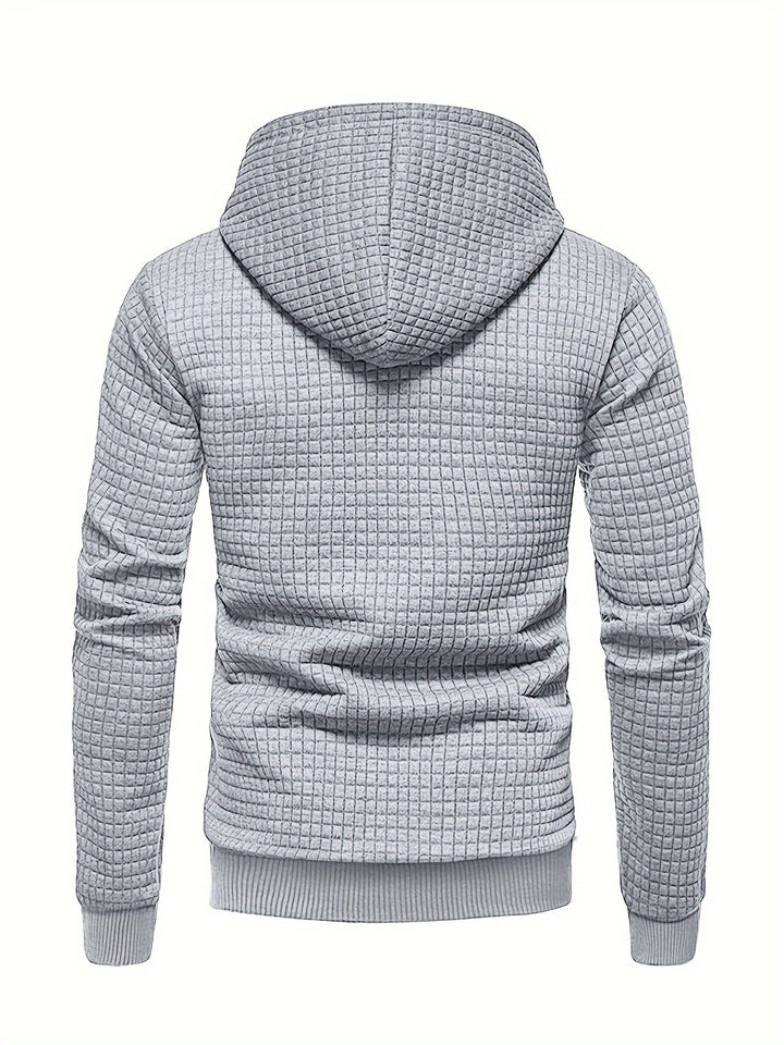 Quentin | Textured Hooded Sweatshirt