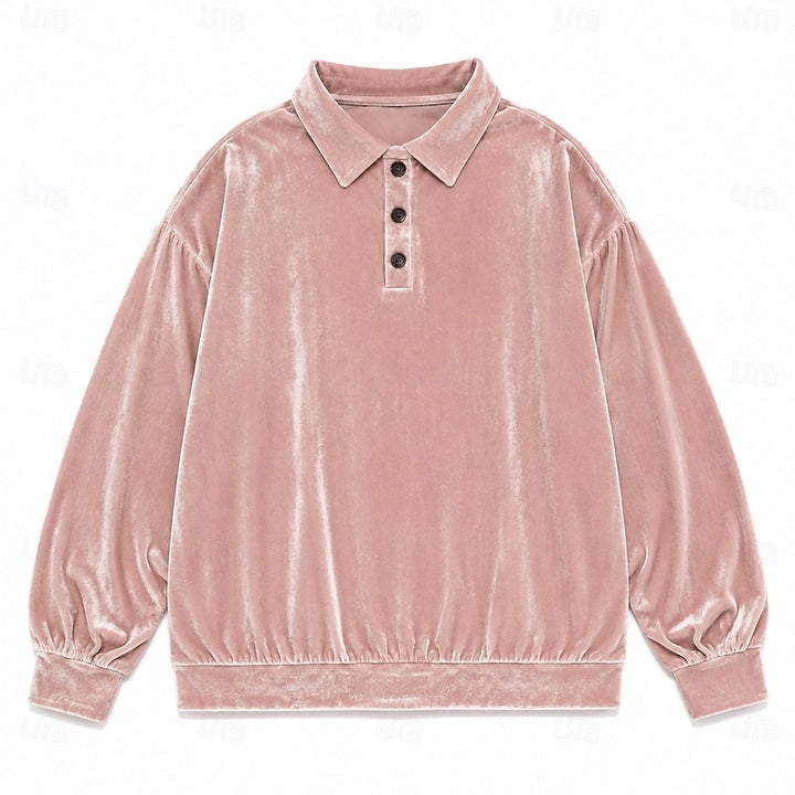 Marjorie | Relaxed Collared Pullover