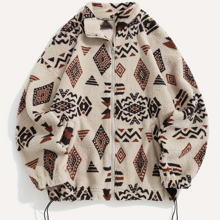 Lorraine | Patterned Zip-Up Jacket