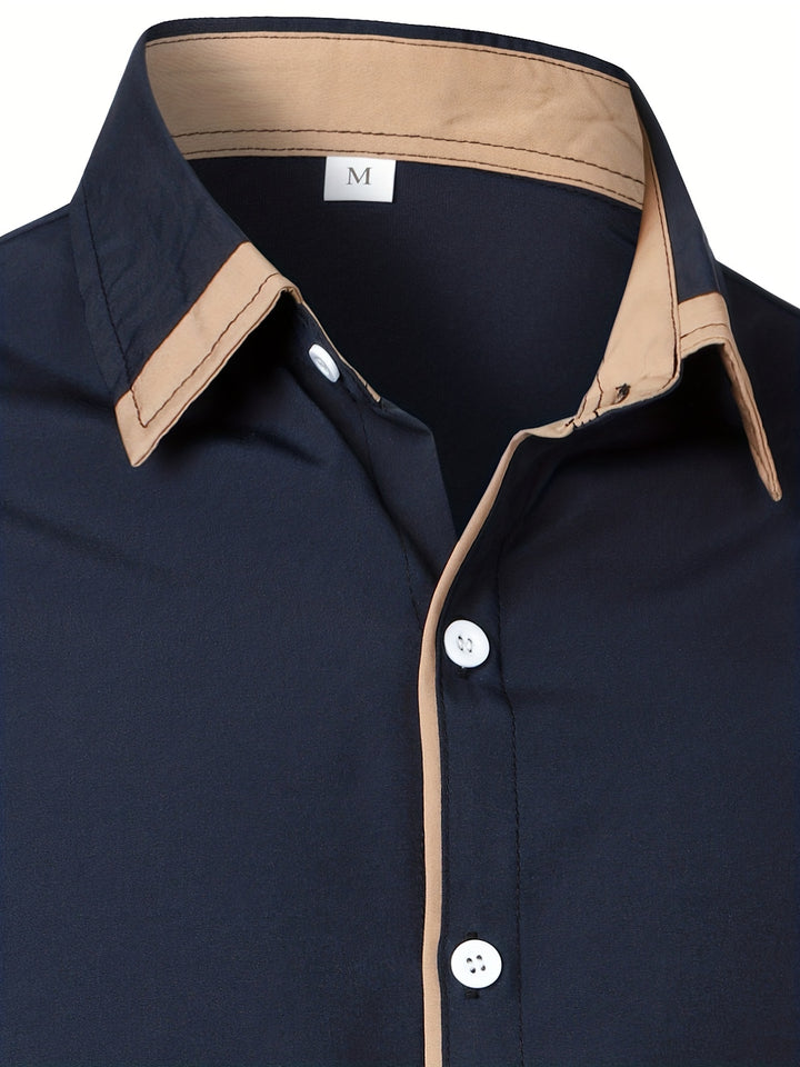 Brooks | Refined Contrast-Trim Shirt