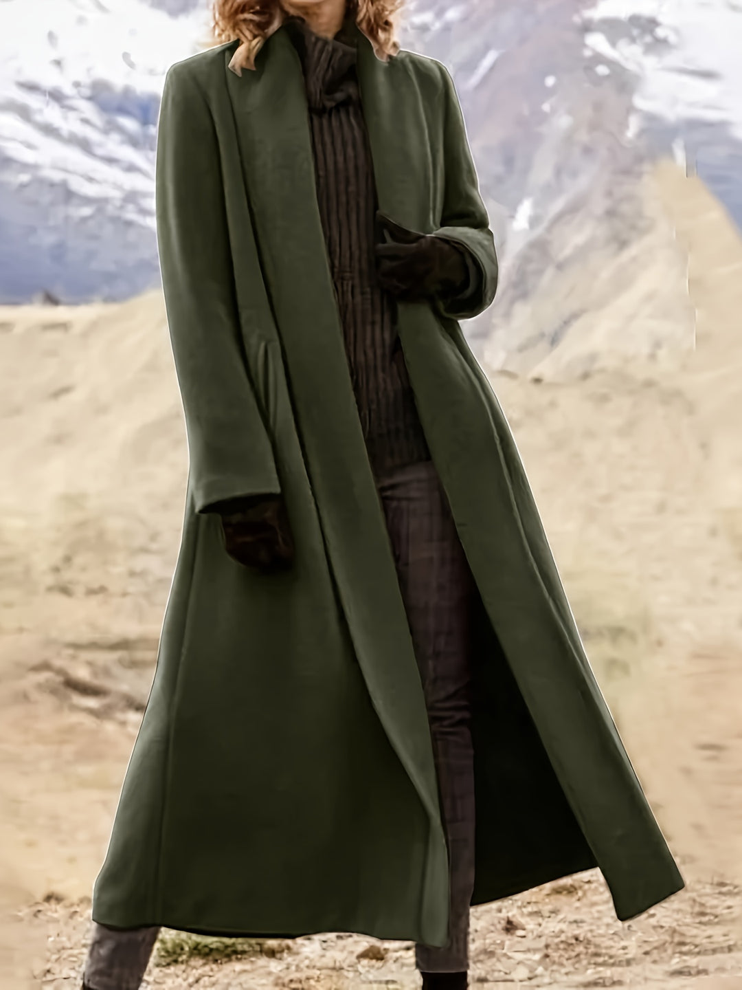 Gwendolyn | Draped Longline Coat