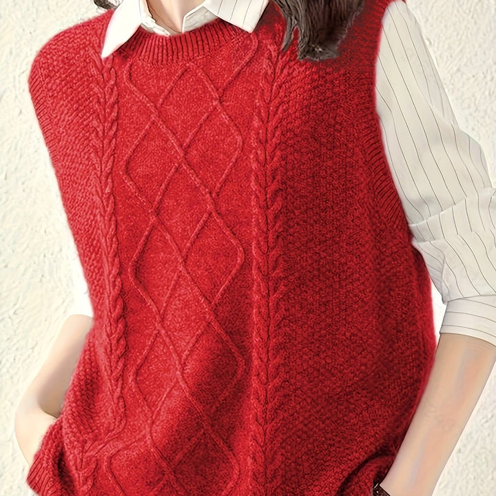 Eliza | Cable-Knit Vest