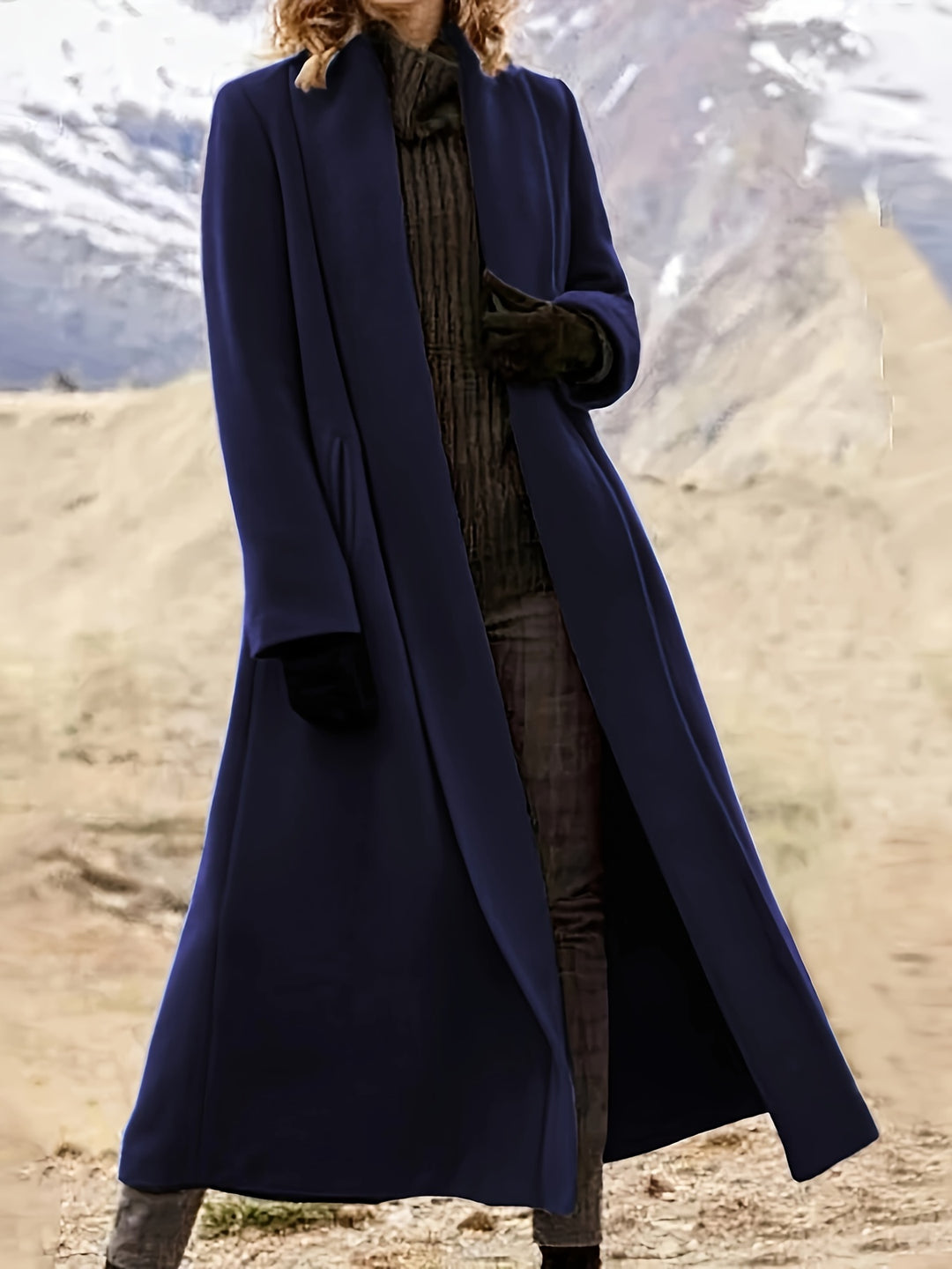 Gwendolyn | Draped Longline Coat