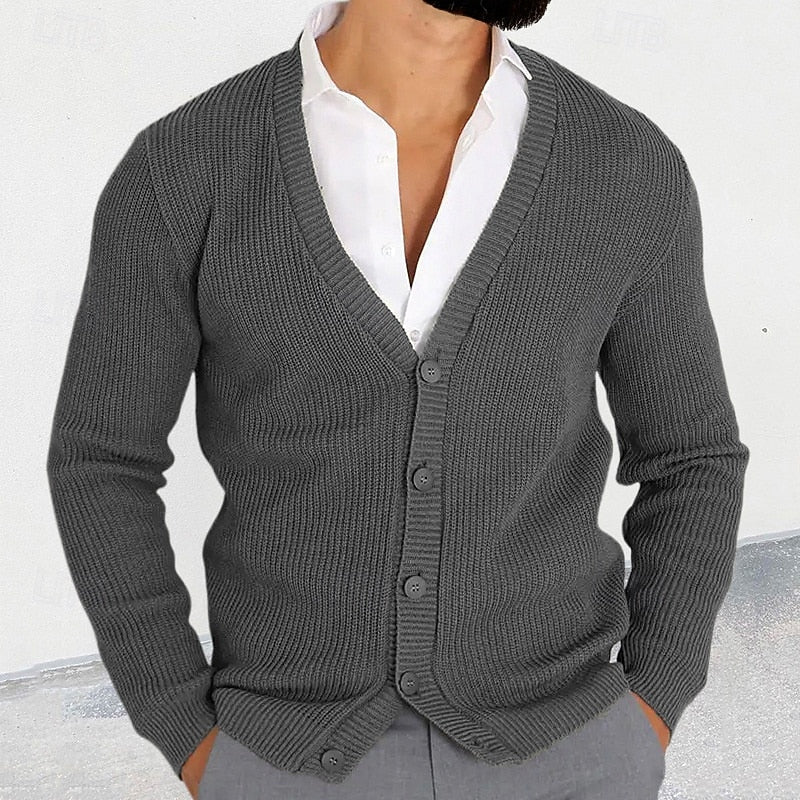Theodric | Refined Button-Down Cardigan