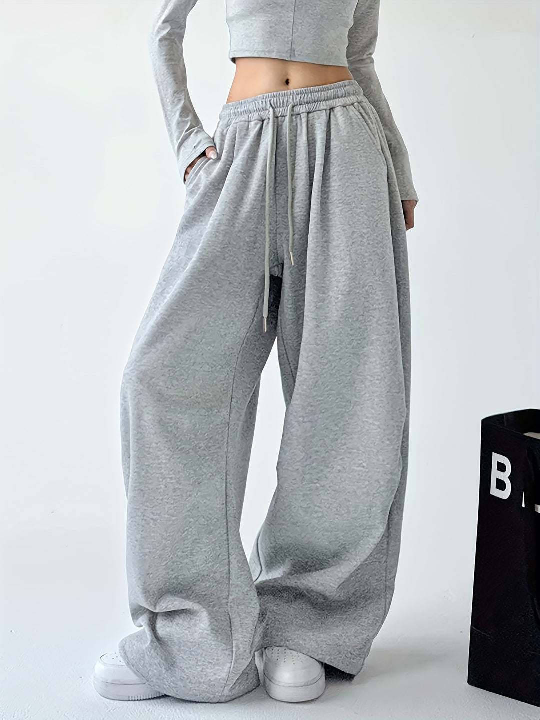 Sadie | Relaxed Wide-Leg Joggers