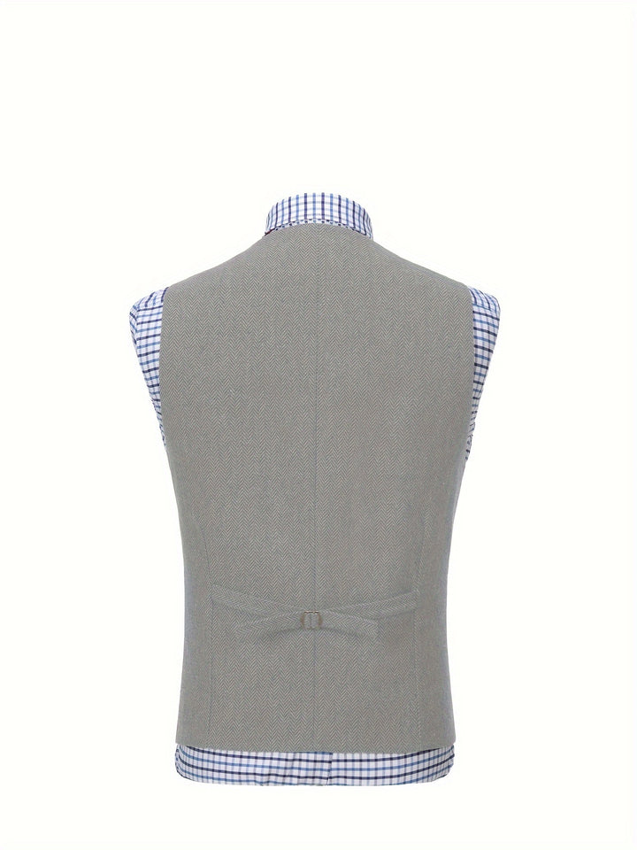 Rhodes | Heritage Herringbone Waistcoat
