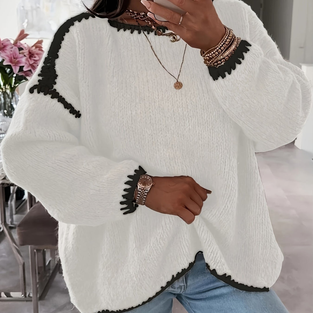 Adaline | Relaxed Boat Neck Jumper