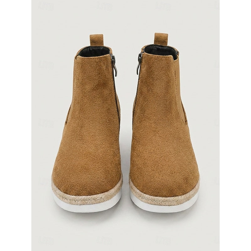 Ottilie | Wedge Chelsea Ankle Boots